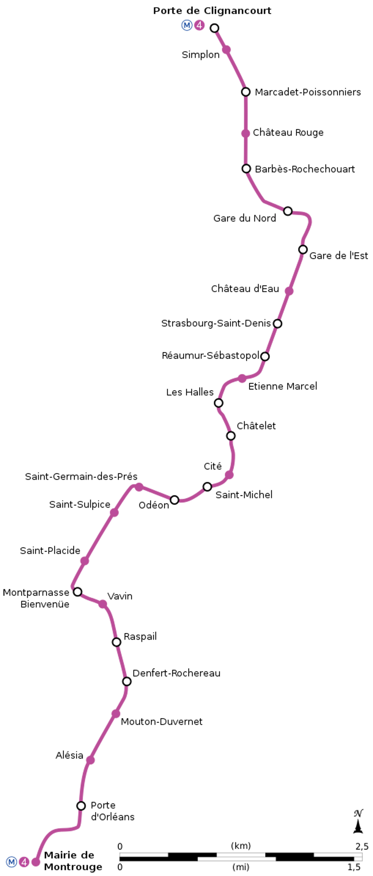 carte  M4