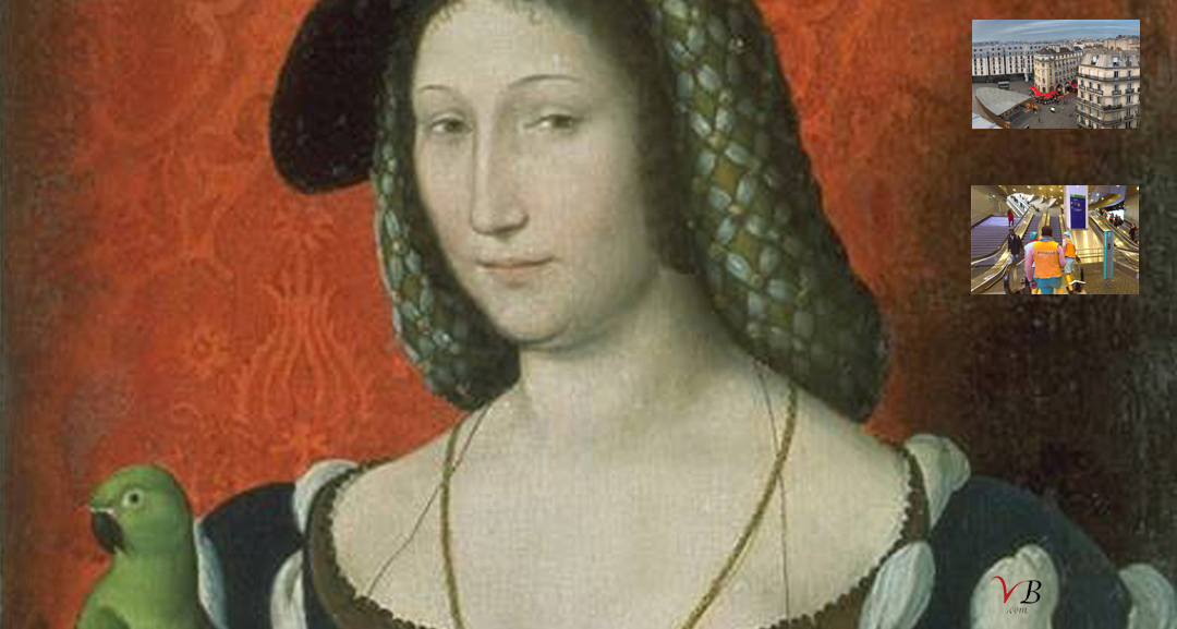 Marguerite de Navarre, marraine de Chatelet les halles sortie 1 Marguerite de Navarre / Chatelet les Halles