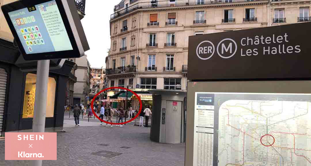 Chatelet les Halles - Shein Klarna