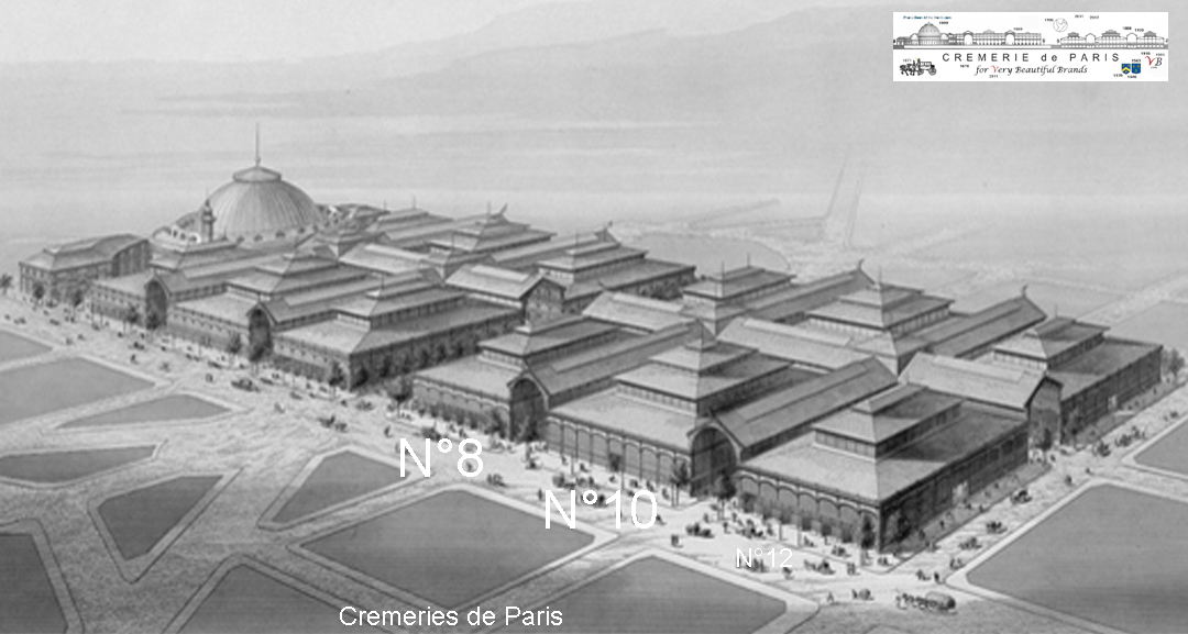 plan des Pavillons Baltard