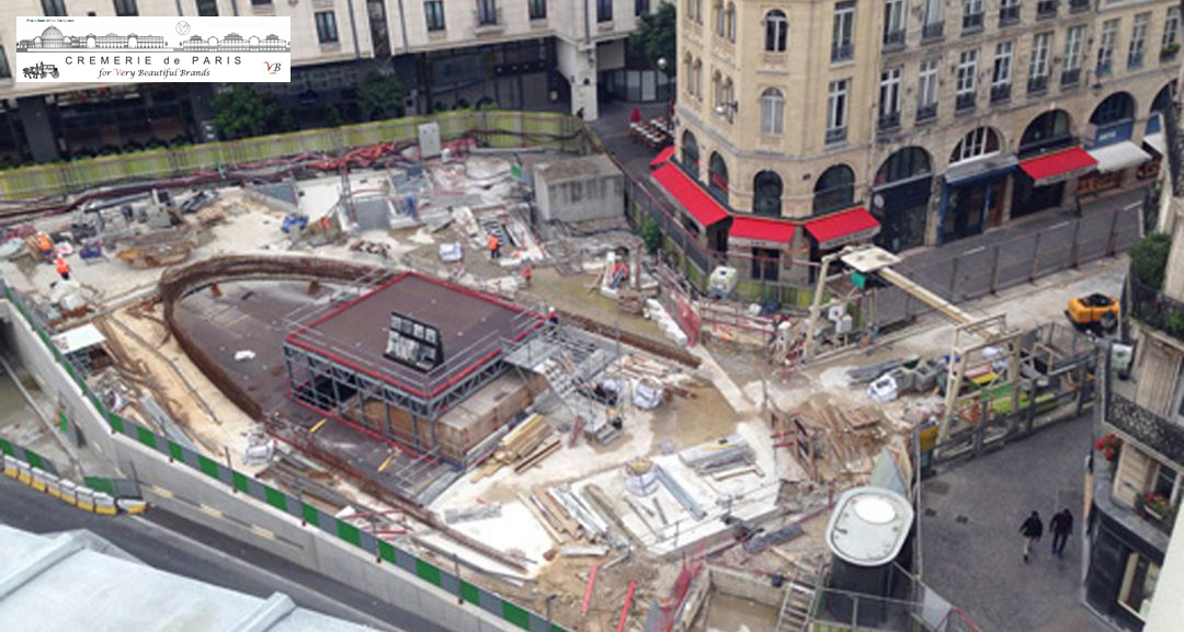 vue aerienne sur la porte Marguerite de Navarre