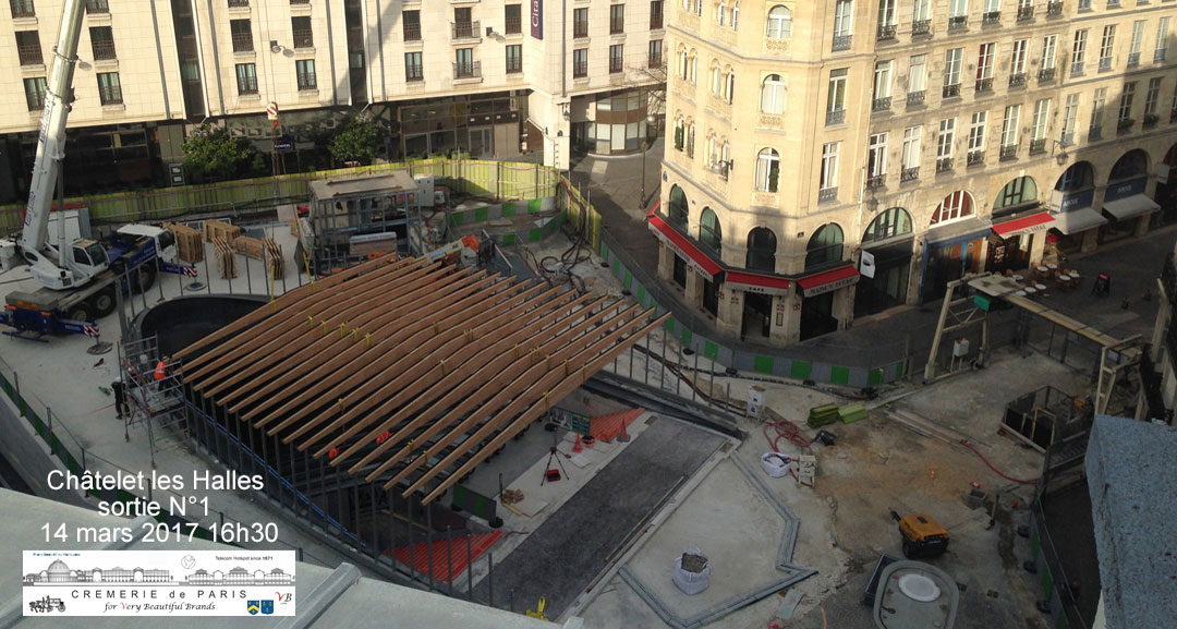 toit sortie 1 Chatelet les Halles