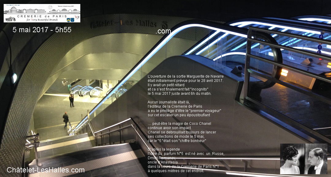 Marguerite de Navarre subway exit - construction