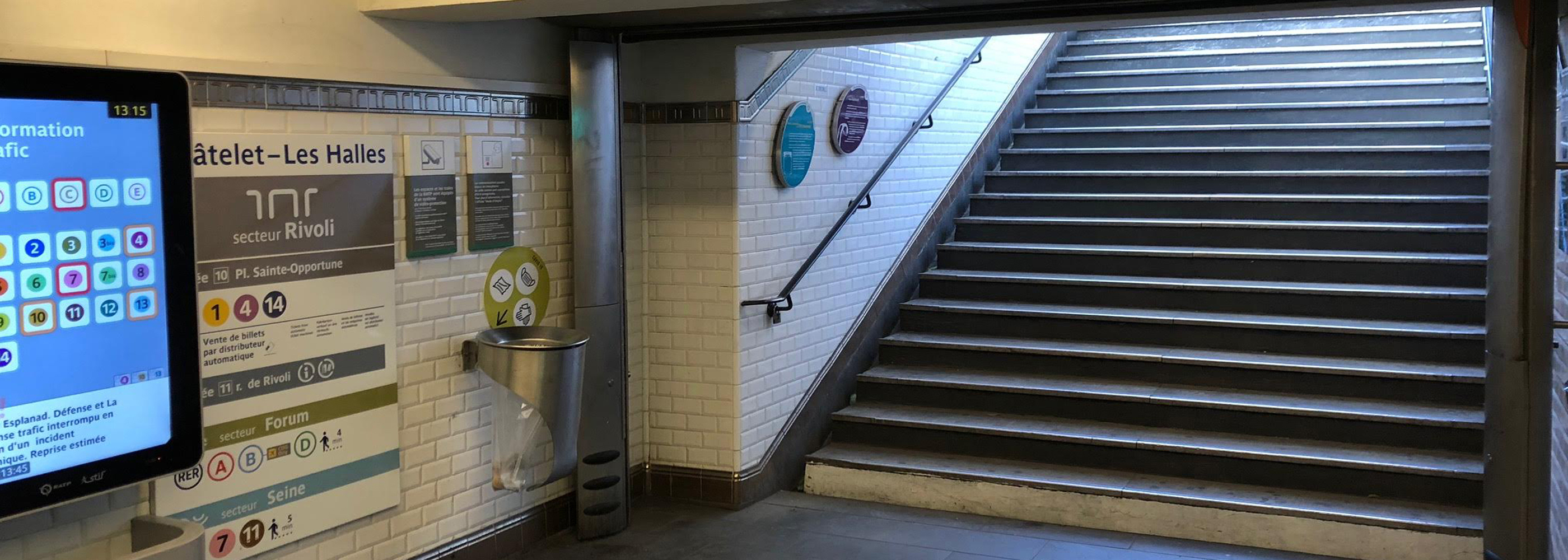 Chatelet les Halles - sortie 10