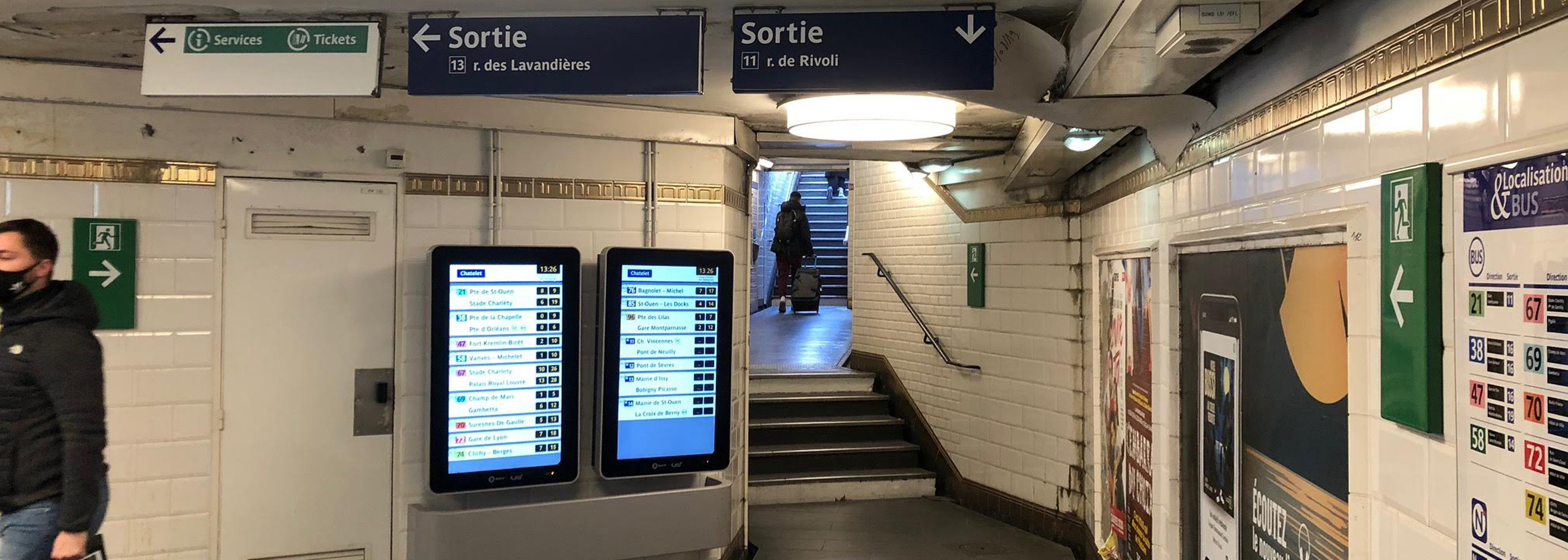Chatelet les Halles - sortie 11 - Rivoli